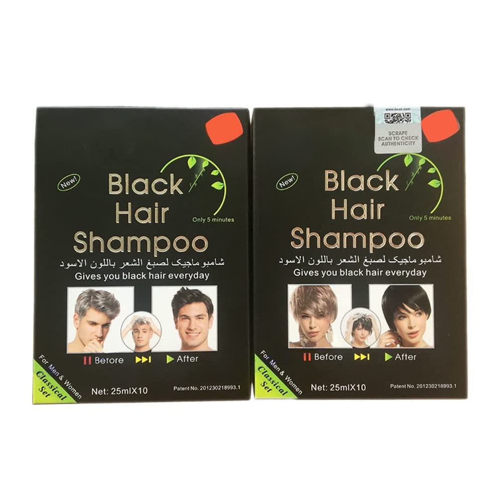 Coloration instantanée des cheveux Shampooing colorant pour cheveux noirs dure 30 jours Ingrédients naturels Naty Shop Hair Dye