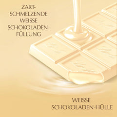 Lindt LINDOR Chocolat blanc, barre de 100 grammes Bonbons au chocolat Naty Shop