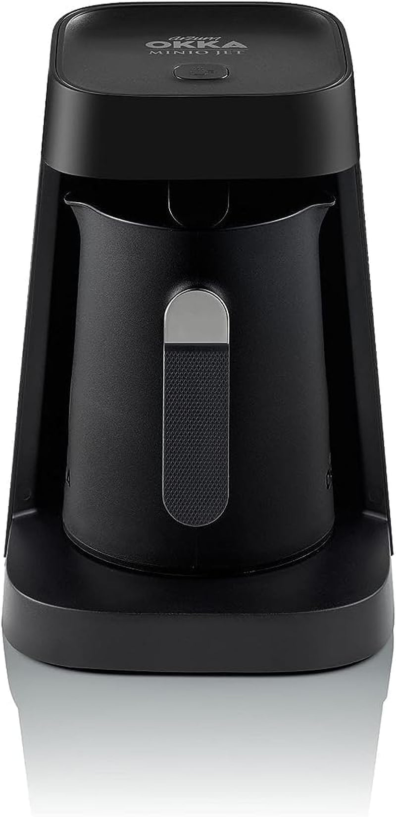 Cafetière turque Arzum Okka MINIO JET, 400 W, capacité 5 tasses, protection contre les débordements, système d'avertissement acoustique, cafetière turque, chrome