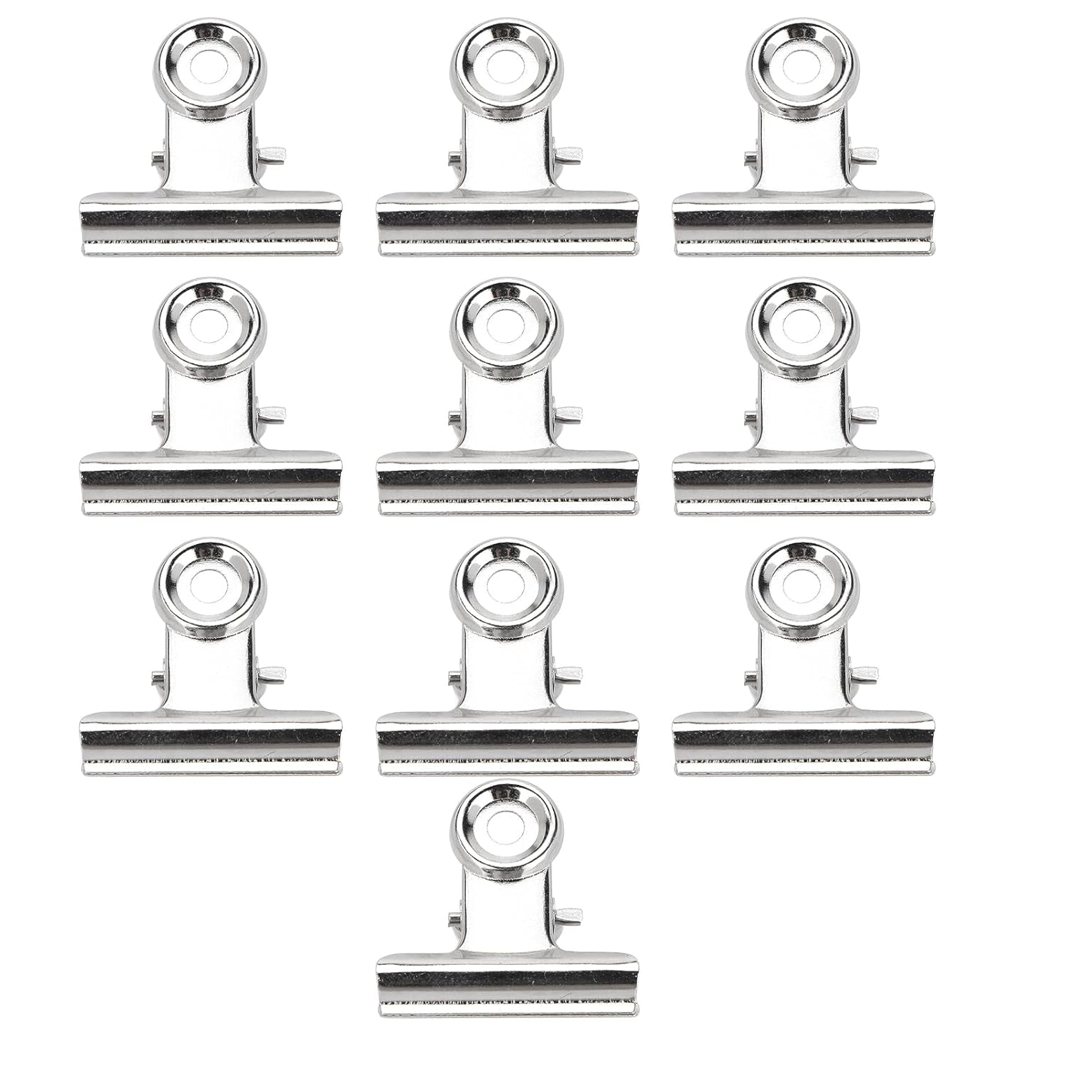 10 pièces pinces à ongles pince en métal pince d'extension d'ongle outil d'art d'ongle fixateur de fibre de verre accessoires d'art d'ongle équipement pratique Durable maison bricolage Salon