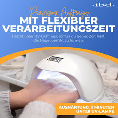 Gel dur IBD – Gel de construction transparent 1 paquet (1 x 14 g) – Fabriqué aux États-Unis – Gel de construction de qualité supérieure pour ongles en gel