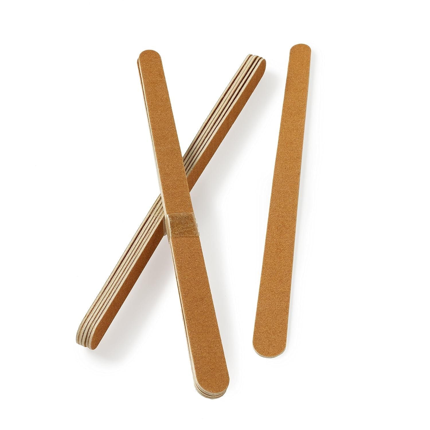 Lime à Ongles Doublée Lime à Ongles Naturelle et Artificielle Double Face Grain Moyen Forte Robuste Salon de Manucure Professionnel Pédicure 2 Pièces