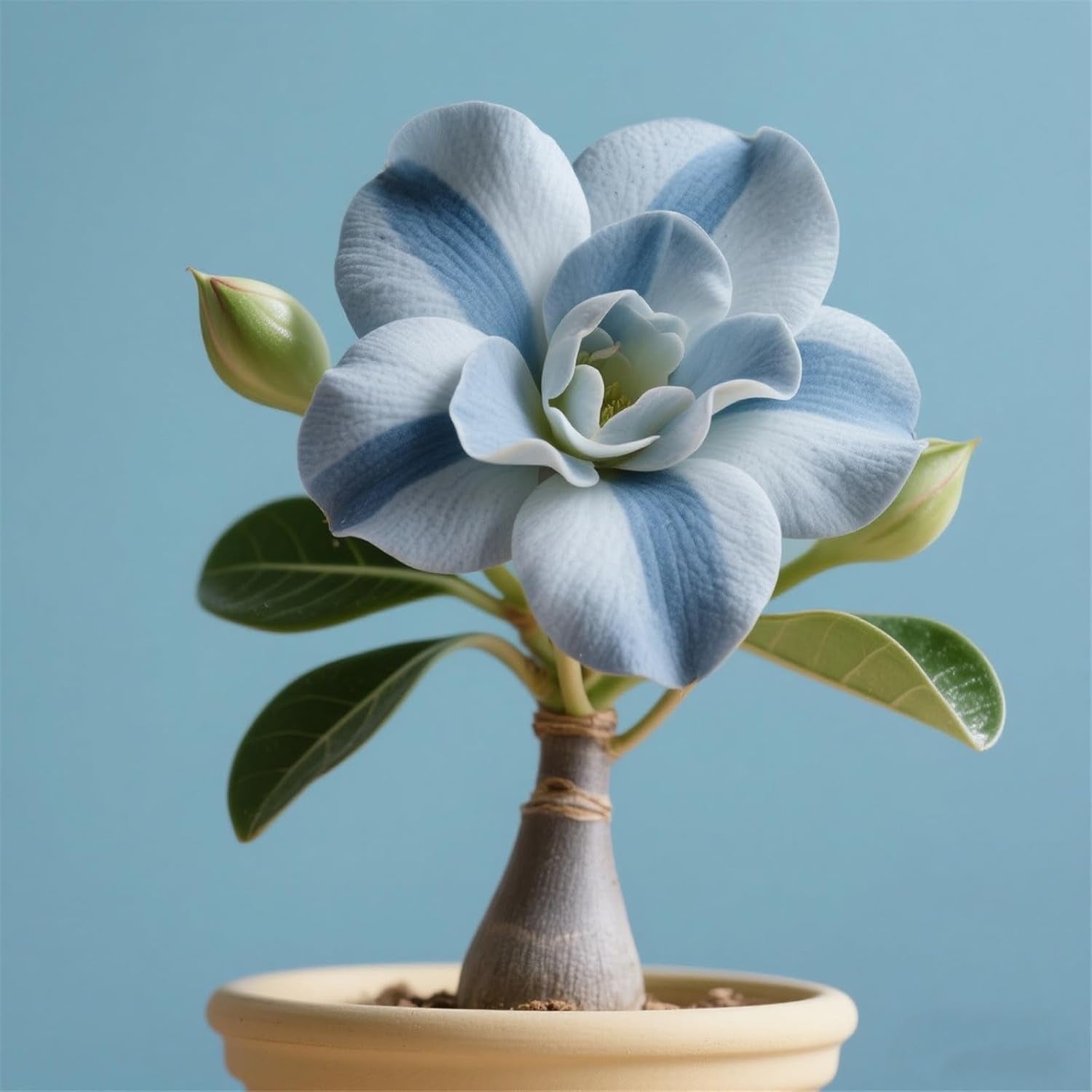 Lebende Pflanzen,Winterhart pflanzen, Mehrjährige Blumenzwiebel ist winterhart, Mysteriöse magische Glühbirne, Blumenzwiebel Mix,3 ans-1 Wüstenrose knollen -I