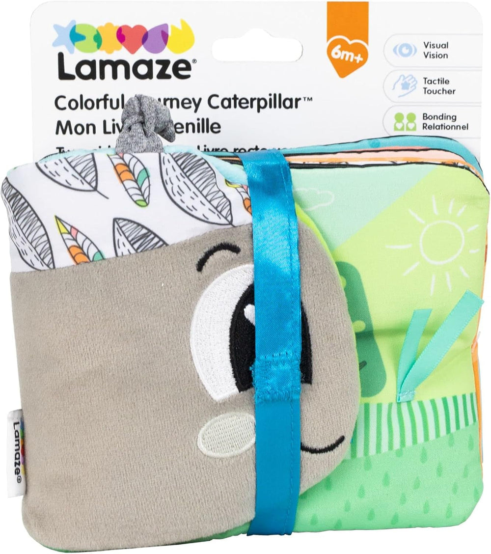 Lamaze Balade en chenille colorée, jouet nouveau-né, jouet sensoriel pour bébé avec couleurs et sons, jouet de développement pour garçons et filles de 6 mois, L27463 Baby Toys Naty Shop