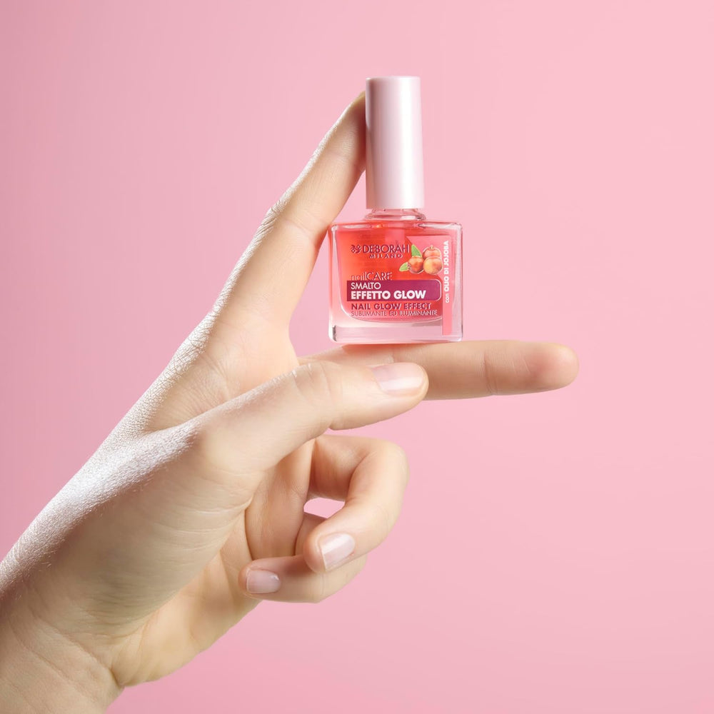 Vernis à ongles Milano pour ongles cassants, effet cassant et brillant, illumine et embellit les ongles, à l'huile de jojoba, rehausse la couleur naturelle des ongles, 8,5 ml