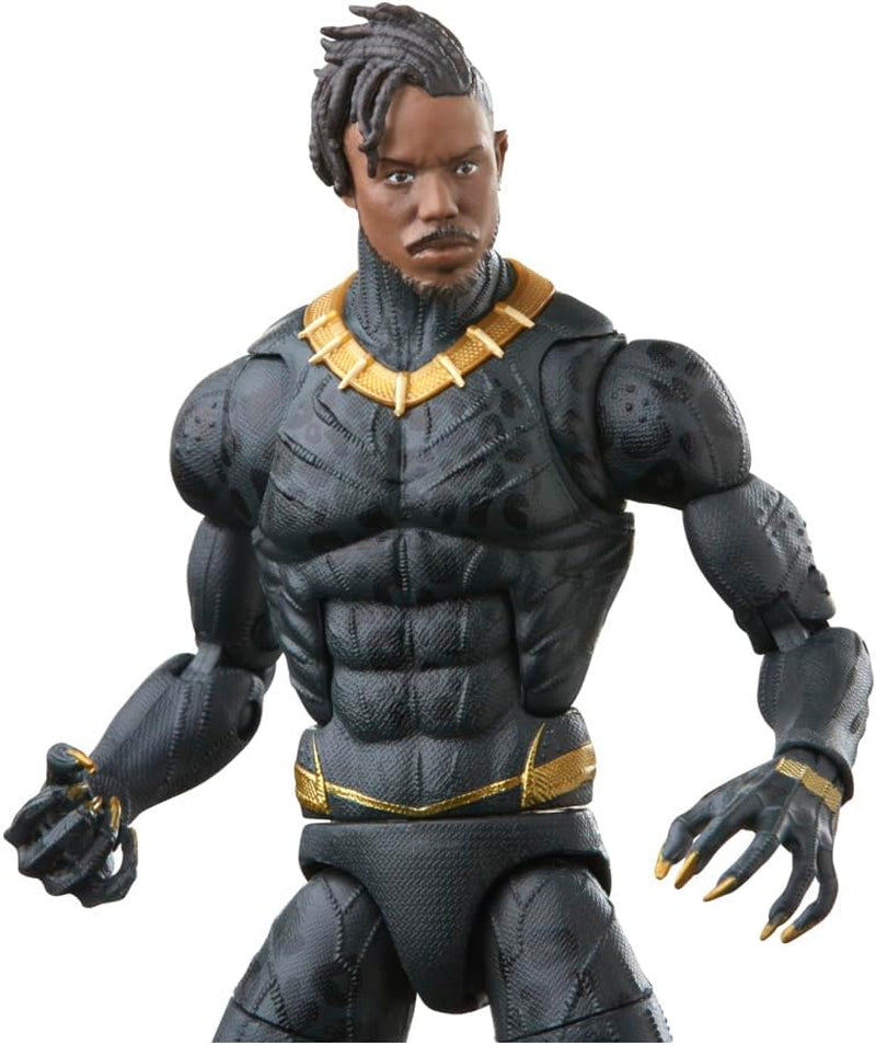 Hasbro Marvel Legends Series Black Panther Legacy Collection Killmonger Figurine à collectionner 15 cm avec 5 accessoires Figurines d'action Naty Shop