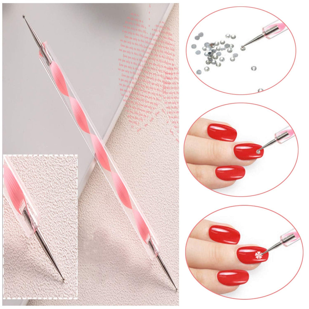 8 boîtes Nail Art Strass Kit - Nail Art Gemischt Strass Set, Nagel Kunst Strasssteine ​​​​Gems Perlen Edelsteine ​​​​Bunt Pferdeaugen Strass pour Nageldesign Zubehör Mit 1 Pinzetten et 1 Strass Picker pour DIY