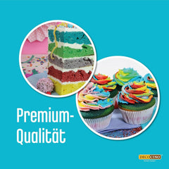 Decocino Neon Colorant Alimentaire Set - 3 Pièces - Rouge, Rose, Violet - Colorant Alimentaire Haute Dose - Pour Colorer Gâteaux, Muffins, Cupcakes - Sans Goût