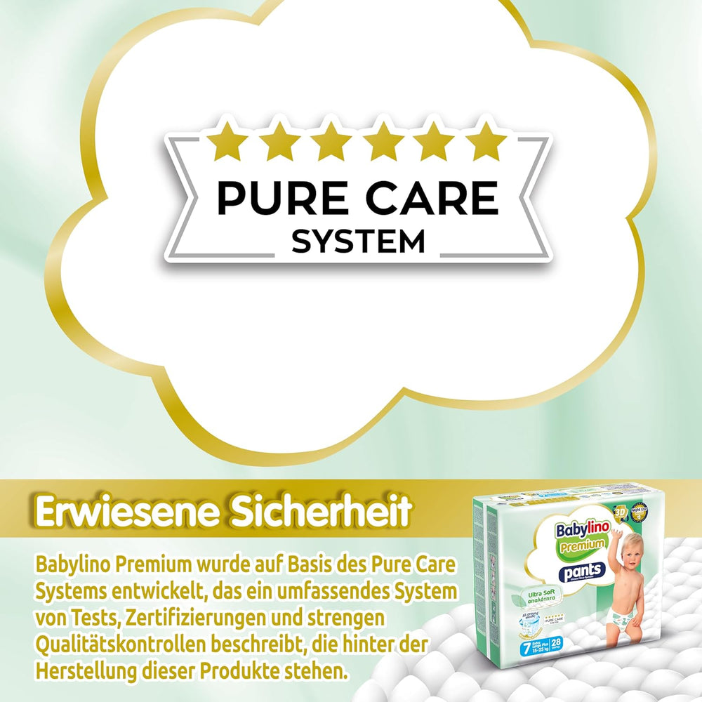 Pantalon Premium, taille 7, filtre ultra doux, XL Plus (15-25 kg), 28 pièces