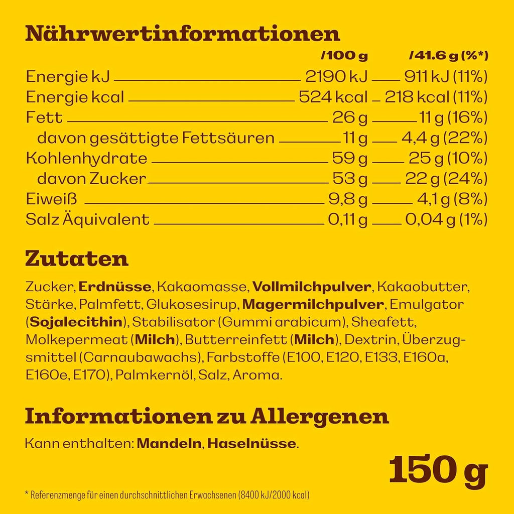 M&M'S, alune invelite in ciocolata, 150 grame Bomboane de Ciocolata Naty Shop