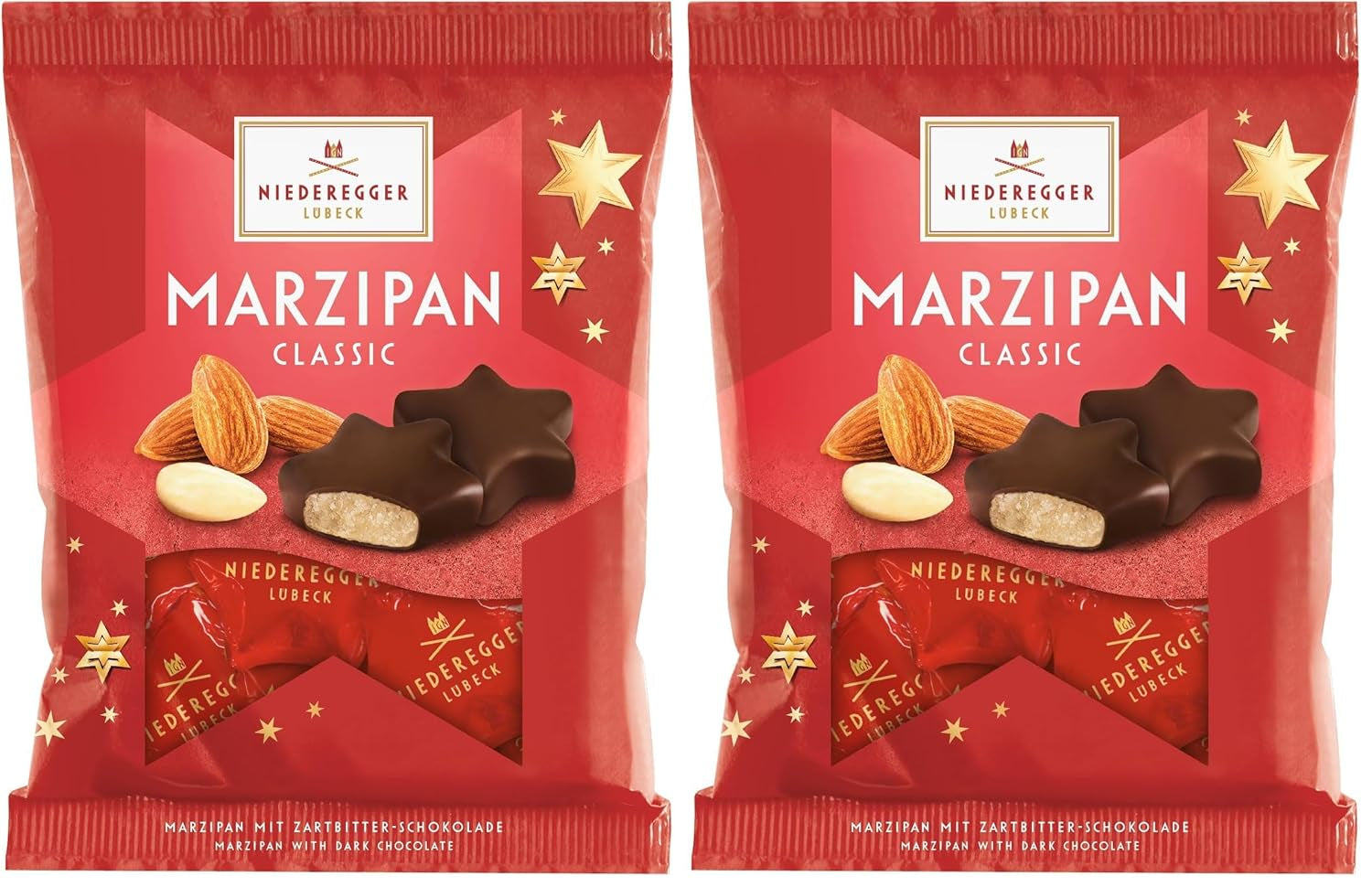 Niederegger Massepain étoiles en sachet 87g