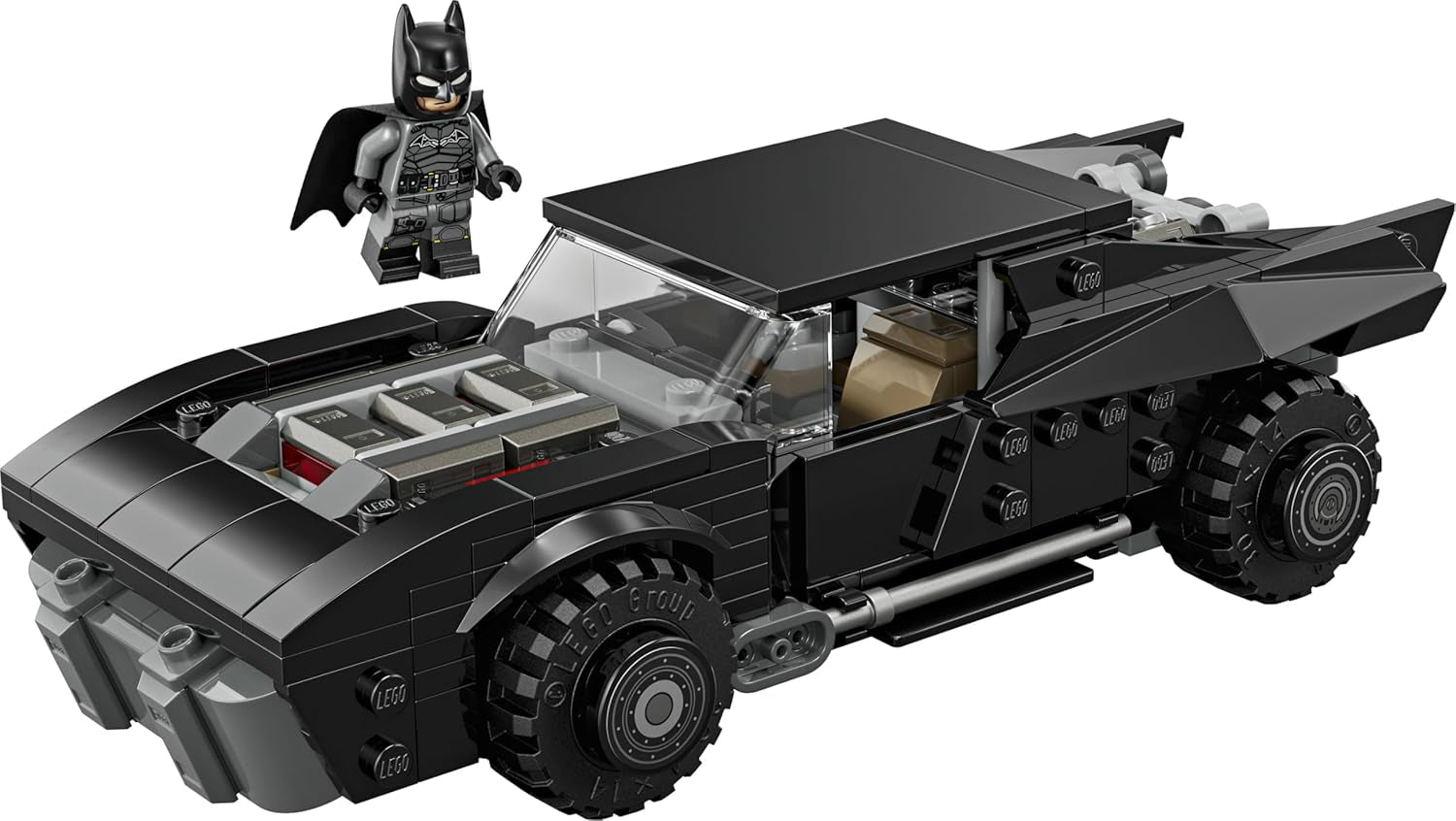 LEGO DC Batman: The Batman Batmobil - Kinder Spielzeug - Spielset mit Modellauto und Superhelden Minifigur für Kinder ab 9 Jahren - Kreatives Geschenk für Jungen, Mädchen und Fans - 76332
