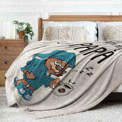 Musaecoin cadeau papa, cadeau d'anniversaire papa, idées cadeaux pour papa, cadeaux pour papa, couverture en flanelle de 50 à 60 pouces, cadeau de Noël pour papa, cadeau de fête des pères Lits et couvertures musaecoin