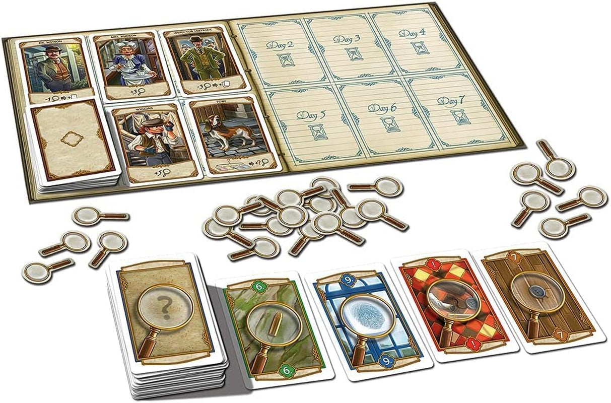 KOSMOS 692766 Holmes - Sherlock contre Moriarty, Jeu à deux joueurs, Jeu Sherlock Holmes, Jeu de société pour exactement 2 joueurs âgés de 10 ans et plus, Jeu de stratégie