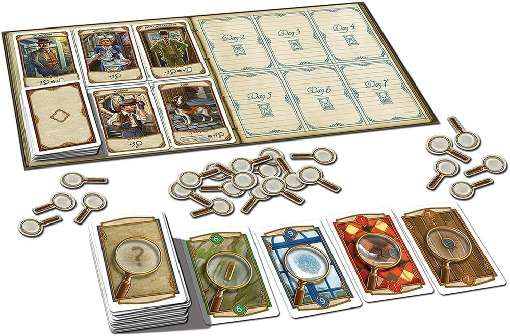 KOSMOS 692766 Holmes - Sherlock contre Moriarty, Jeu à deux joueurs, Jeu Sherlock Holmes, Jeu de société pour exactement 2 joueurs âgés de 10 ans et plus, Jeu de stratégie