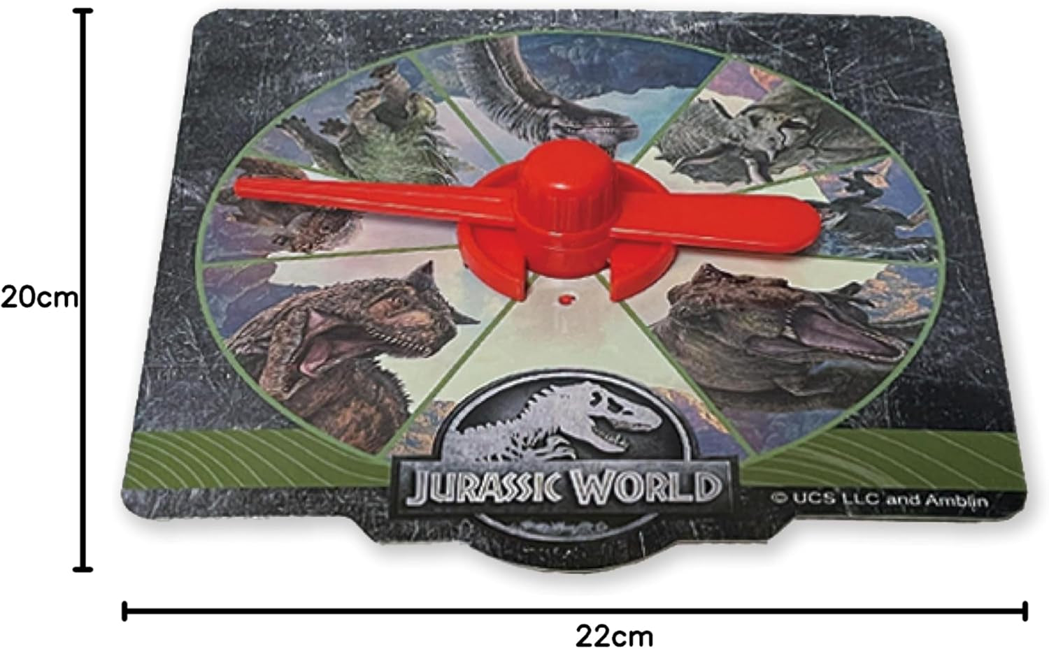 EPOCH Games - Jurassic World Shaky Volcano, 7509, Dinosaurier Spielzeug, Brettspiel für Kinder ab 4 Jahren