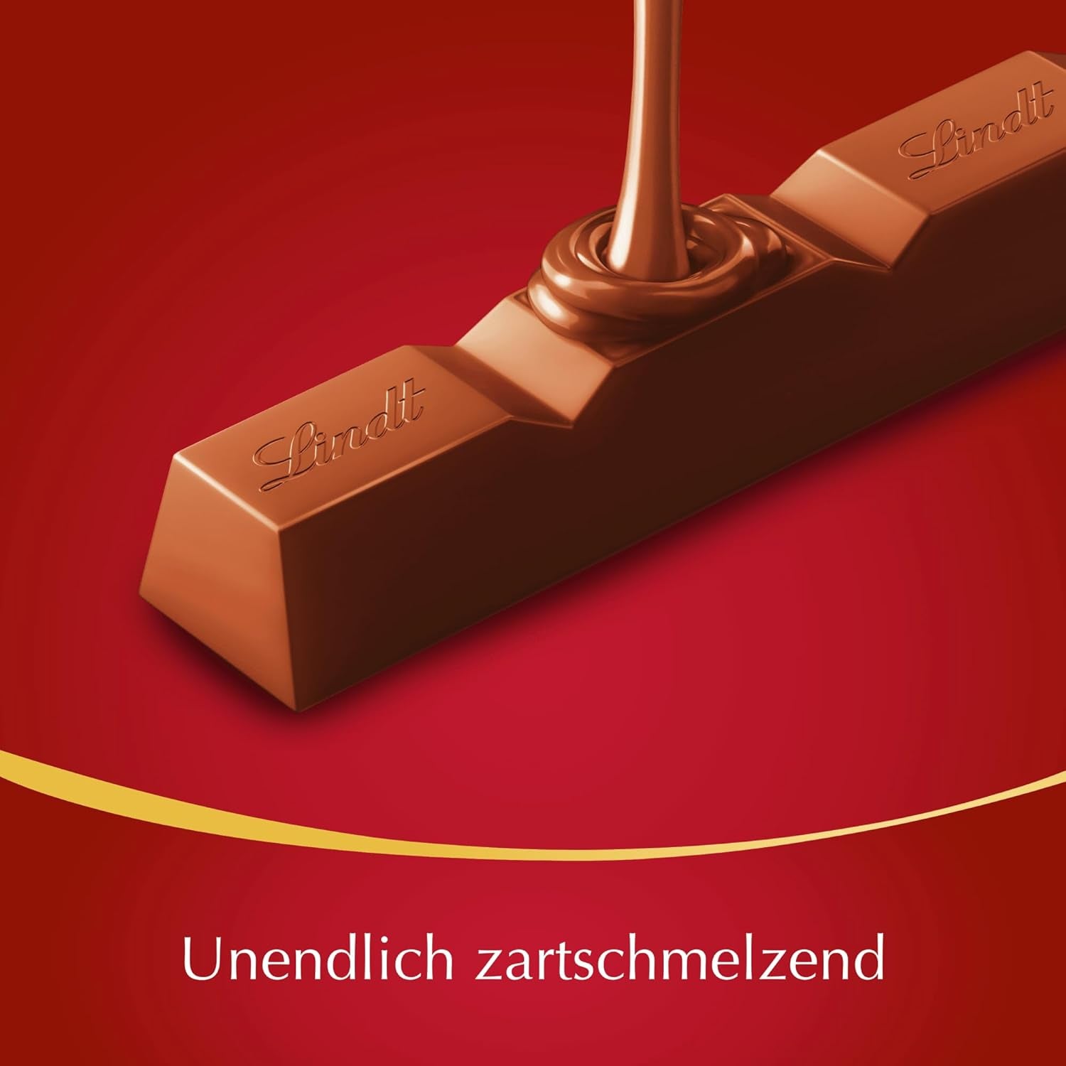 Chocolat Lindt | Bâtonnets de chocolat au lait LINDOR, Offre promotionnelle | 100g | 4 tablettes de chocolat au lait LINDOR fourrées fondantes | Bâtonnets de chocolat (paquet de 3)