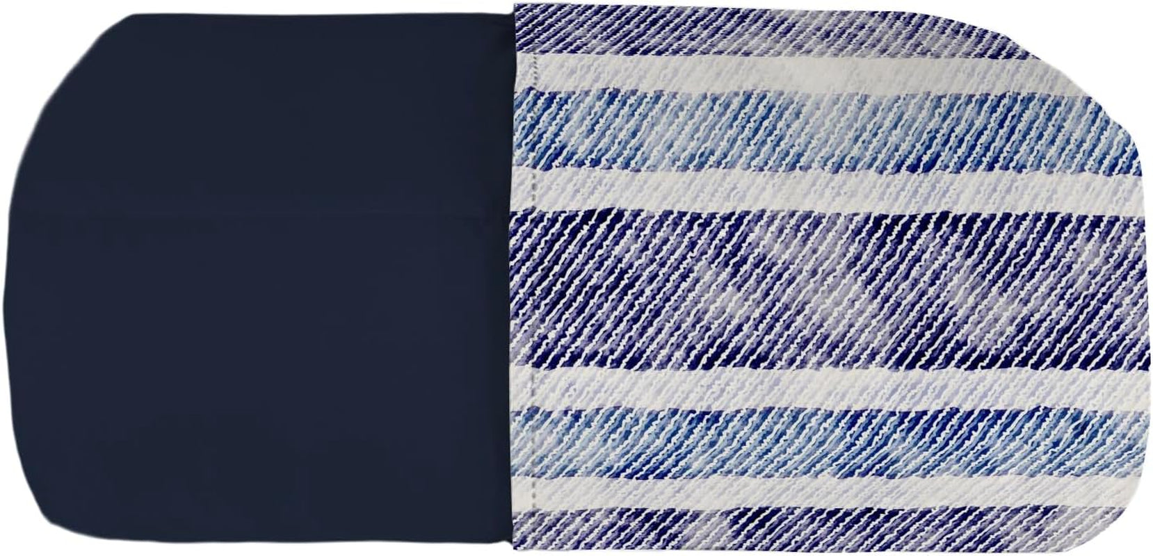 Couverture d'été basique, microfibre, rayures jeans, 200X240Cm Quilts et couettes Naty Shop