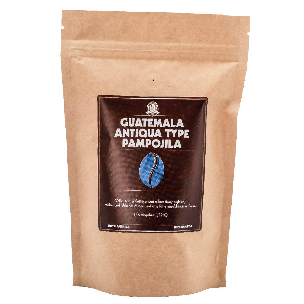 Henry's Kaffee - Guatemala Antiqua Type Pampojila 1000g - arôme lebhafte - unaufdringliche Säure - erlesene Qualität - Handwerklich in Deutschland geröstet - Kaffeebohnen direkt vom Bauern