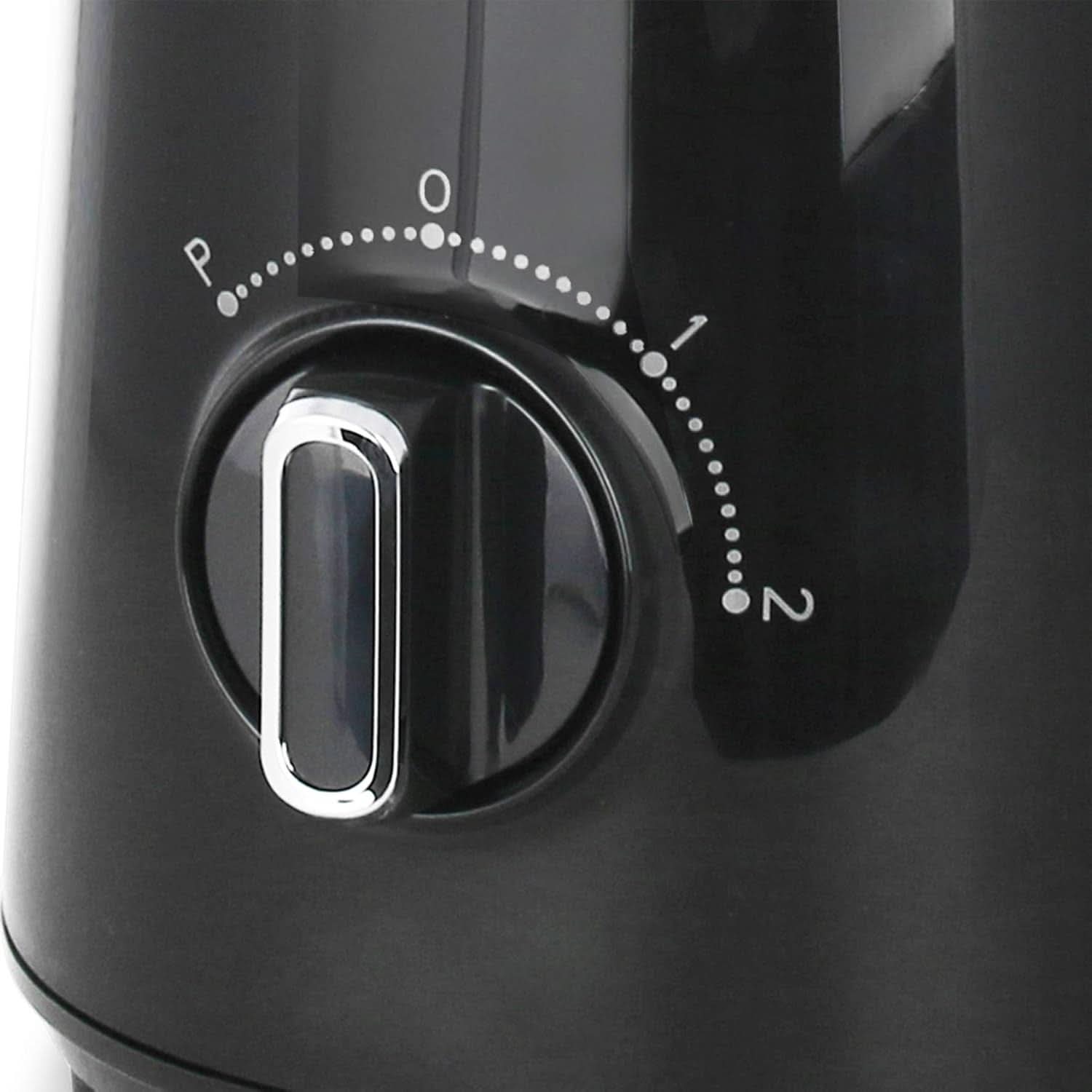 Emerio Standmixer BPA Free Crush Ice Function 1.5L Behälter 2 Geschwindigkeiten + Pulse Funktion Messereinheit Aus Edelstahl Sicherheitsschalter Geschirrspülgeeignet 500 Watt BL-12816.8 Schwarz Bucatarie Naty Shop