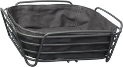 Blomus -DELARA- corbeille à pain taille L, carrée, sac en tissu amovible, design élégant, 26 x 26 cm, couleur Moonbeam (64075) Boîtes de conservation alimentaire Naty Shop Magnet Taille unique