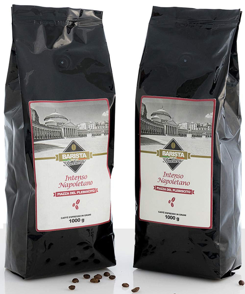 2 x 1KG Kaffeebohnen - Premium Gesmack (INTENSO NAPOLETANO)