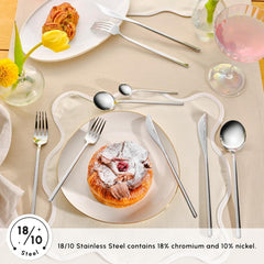 Karaca Focus Elegance, set de couverts 84 pièces, 12 personnes Cuisine Naty Shop