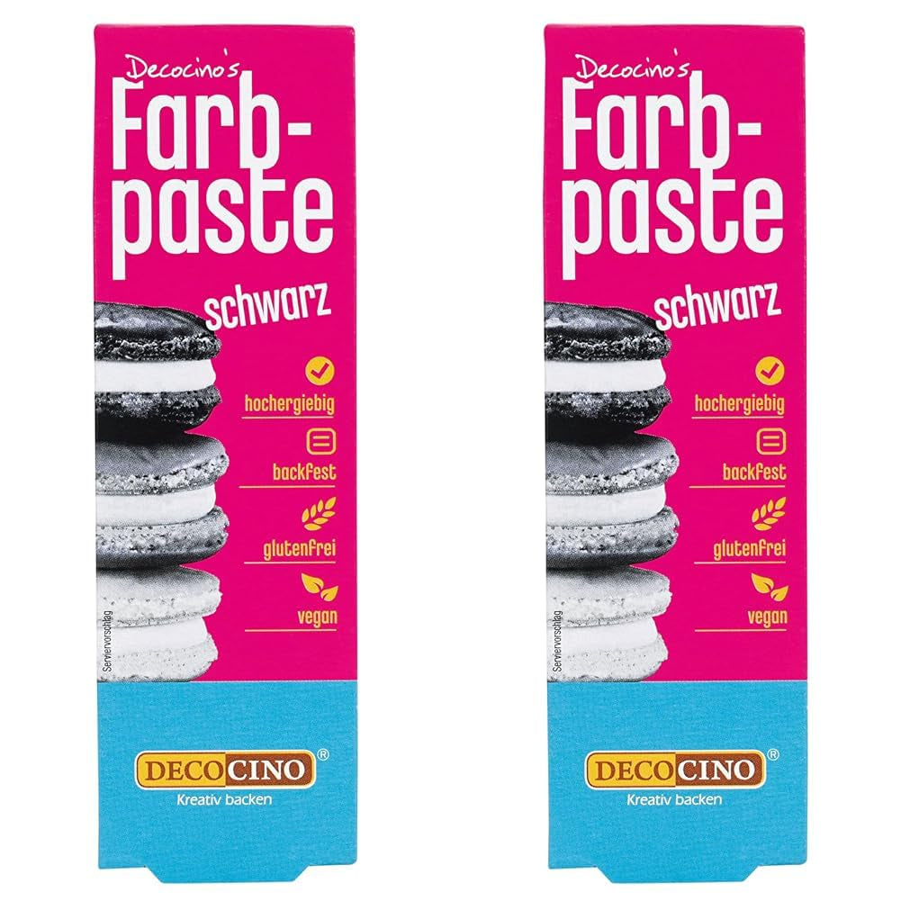 Pâte colorante rose DECOCINO - 20 g - Colorant alimentaire, idéal pour colorer gâteaux, fondants et crèmes - Sans acides gras azoïques ni gluten