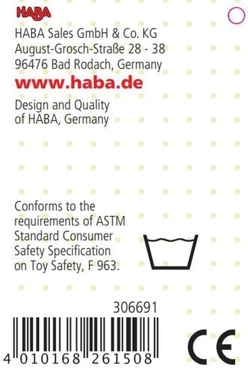 HABA 306691 - Hochet en forme de phoque, jouet à saisir à partir de 6 mois, fabriqué en Allemagne, gris Jouets pour bébés Naty Shop