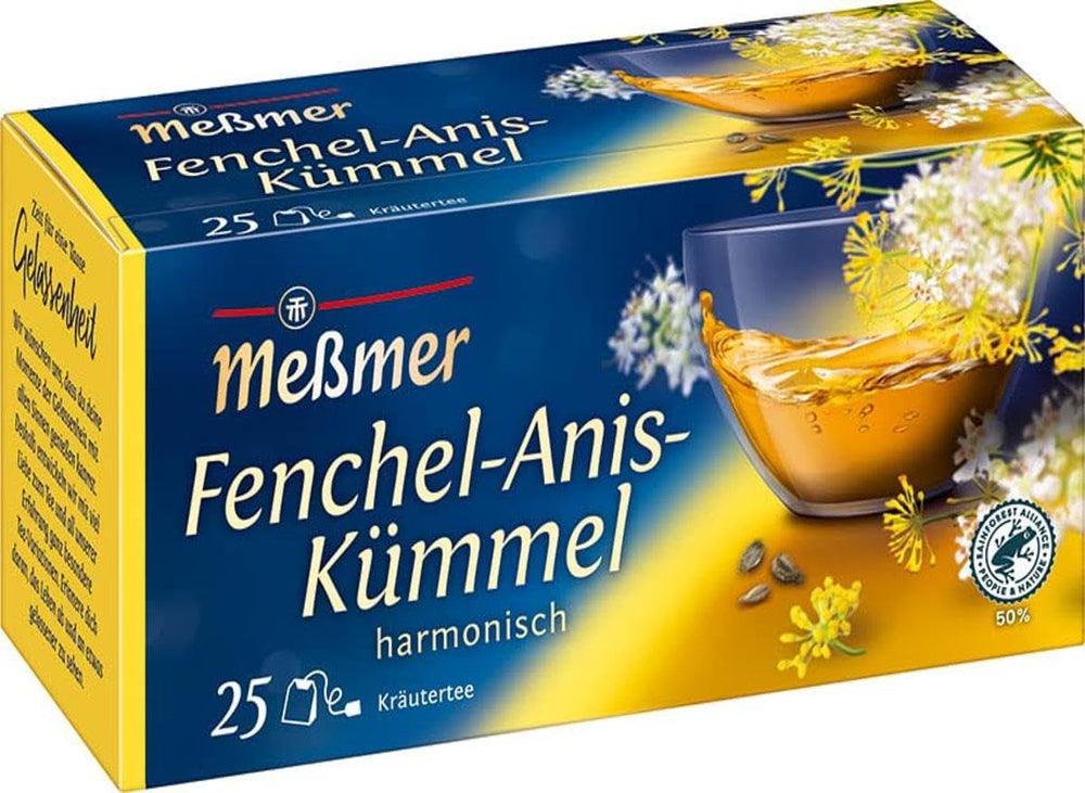 Mélange d'orties Meßmer | 25 | Sachets de thé | Végétalien | Sans gluten | Sans lactose