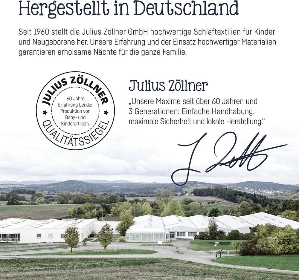 Julius Zöllner Coussin d'allaitement bio 190 cm, garnissage 42 litres de microbilles Eps, fabriqué en Allemagne Accessoires Alimentation et Allaitement Bebe Naty Shop