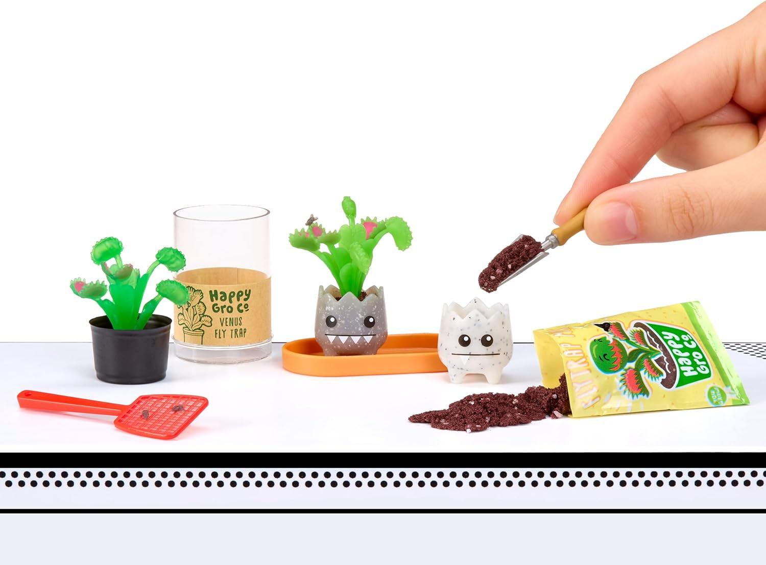 Seria MGA Miniverse Make It Mini Nature 3 – Mini obiecte de colecție, set de joacă pentru artizanat, plante replici, jucării, flori, pentru colecționari și copii cu vârsta de 8 ani și peste