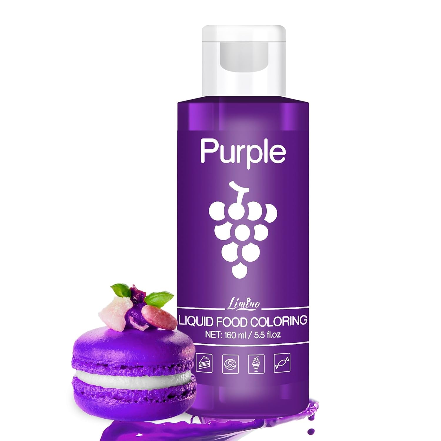 Limino, coloranti alimentari lichizi, 160 ml Naty Shop Mov lila