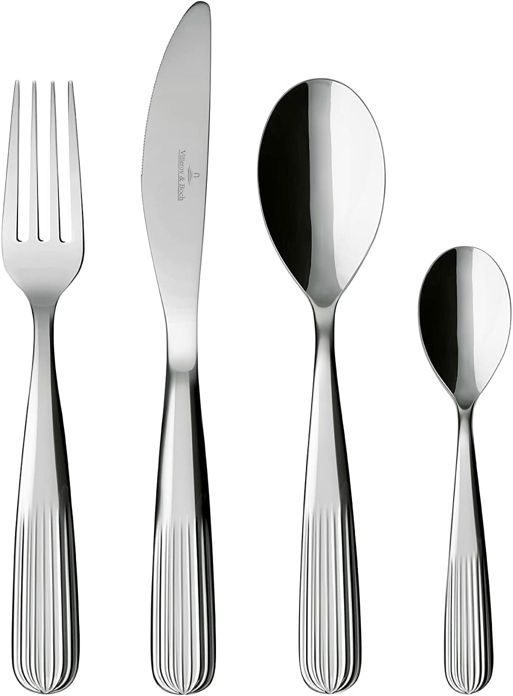 Villeroy & Boch - Ménagère Rose Garden 24 pièces, acier inoxydable Cuisine Naty Shop