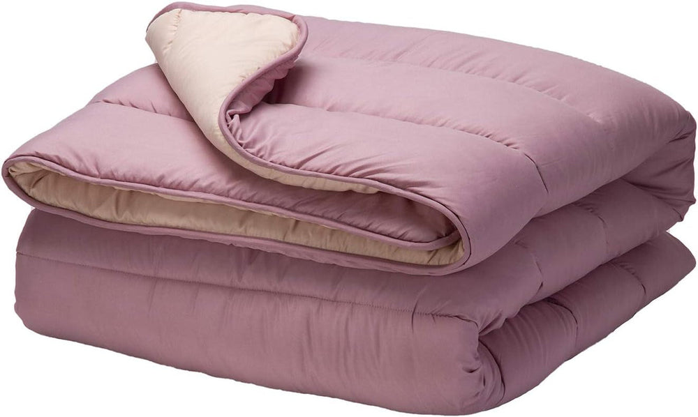 Pikolin Home - Couette Réversible 300 G - Garnissage Nordique Bicolore - Pour lit 90 - Garnissage en Plumes, Chaud, Respirant, Gris Clair/Gris Naturel, 150 X 220 Cm Couettes et Couettes Naty Shop Violet Oreiller 90 - 150X220Cm