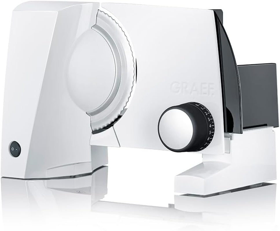 GRAEF Sliced Kitchen S10002, trancheuse universelle Rasnite et Trancheuses Naty Shop Blanc