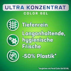 Persil Ultra Concentrate Color Detergent (2 X 65 lavages), lessive liquide hautement concentrée avec technologie Deep Clean Plus contre les taches les plus difficiles Rufe Naty Shop Lessive