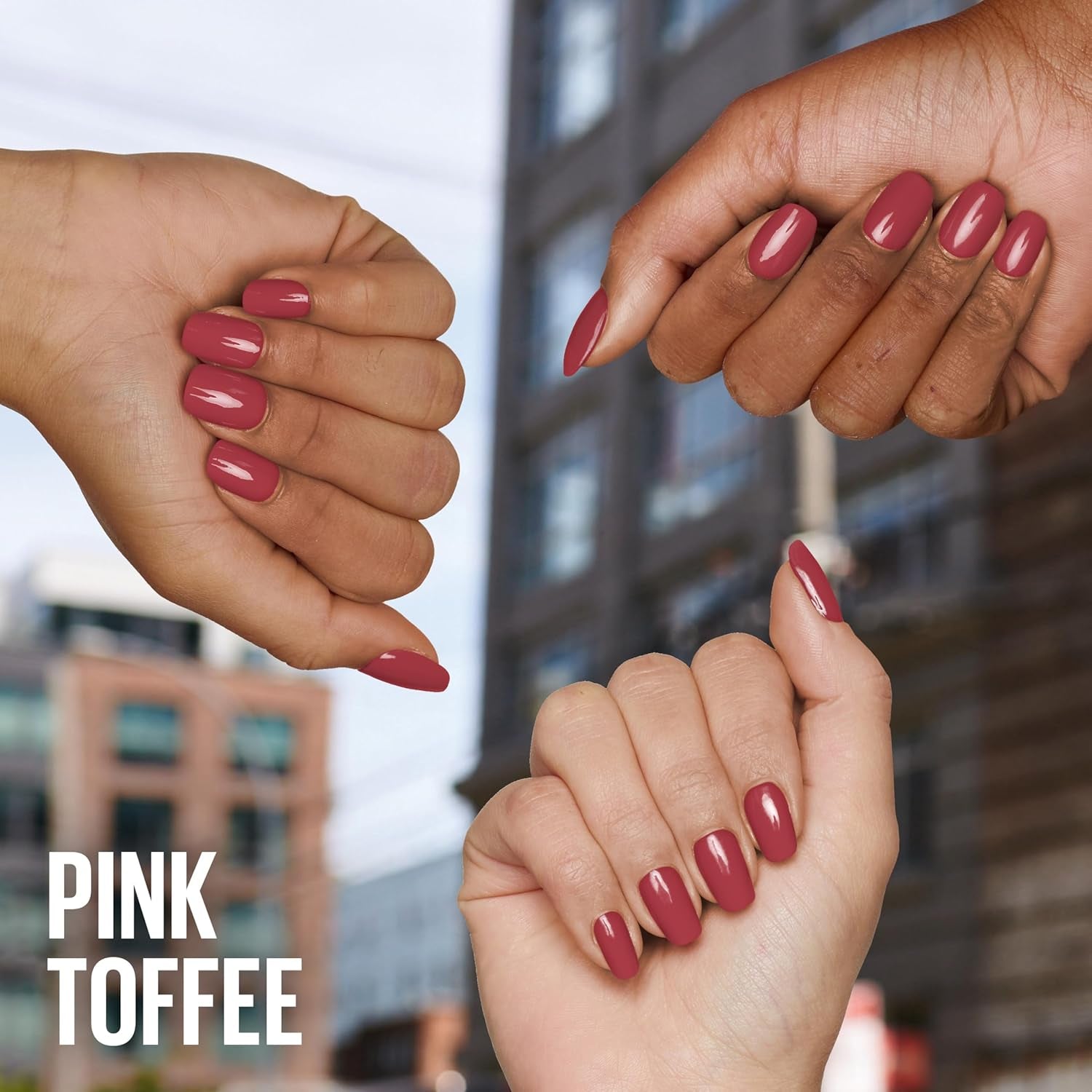 Oja Maybelline New York Super Stay Ink Bonder 948 Pink Toffee – ojă de lungă durată pentru unghii puternice și culoare intensă, 12,3 ml