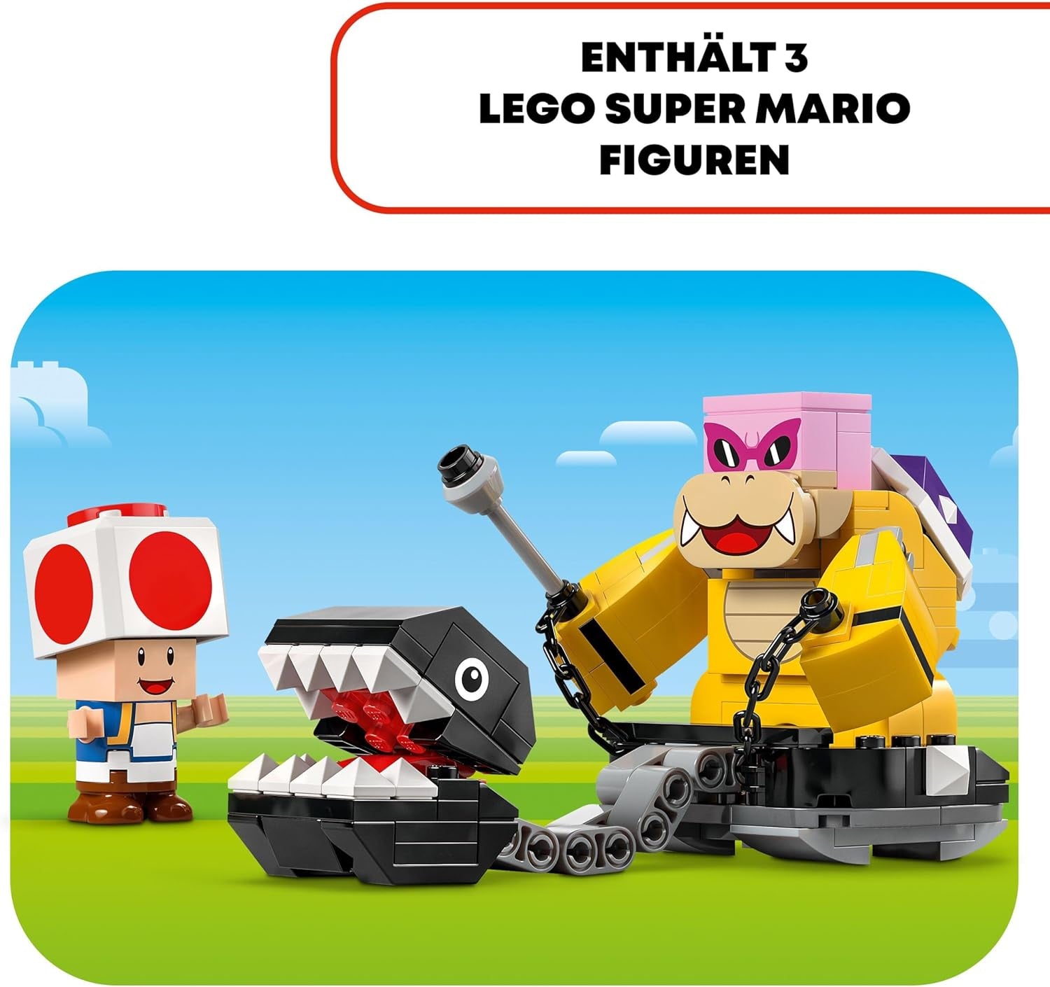LEGO Super Mario Roy's Battle at the Mushroom Palace Adventure Set avec personnages Nintendo Cadeau pour filles, garçons et joueurs de 7 ans 71435 Jeux de construction Besuche den LEGO-Store