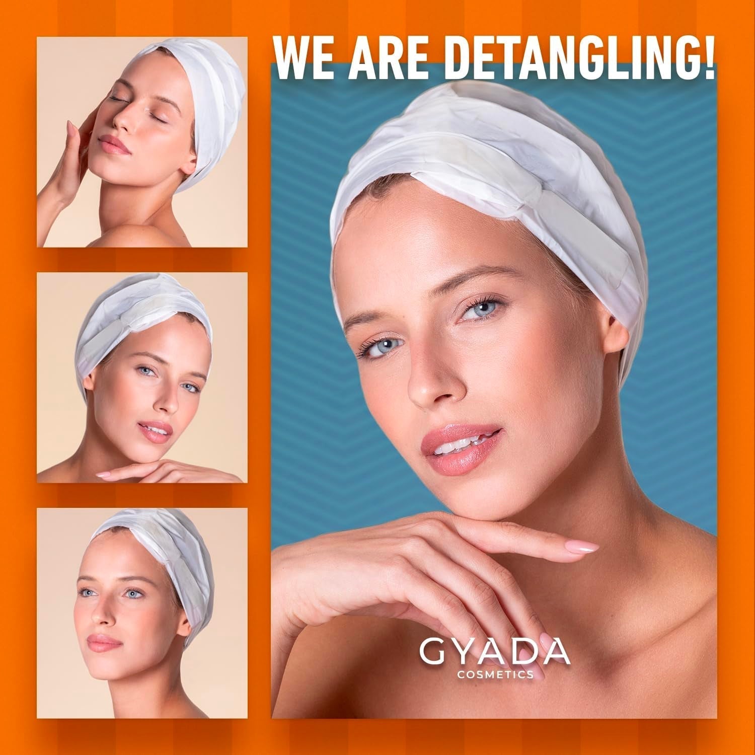 GYADA COSMETICS, masque capillaire en matière légère et revitalisante, donne brillance et douceur, effet nourrissant et réparateur, avec capuchon thermique, à base d'huile de coco et d'avocat, 60 ml Masque capillaire Naty Shop