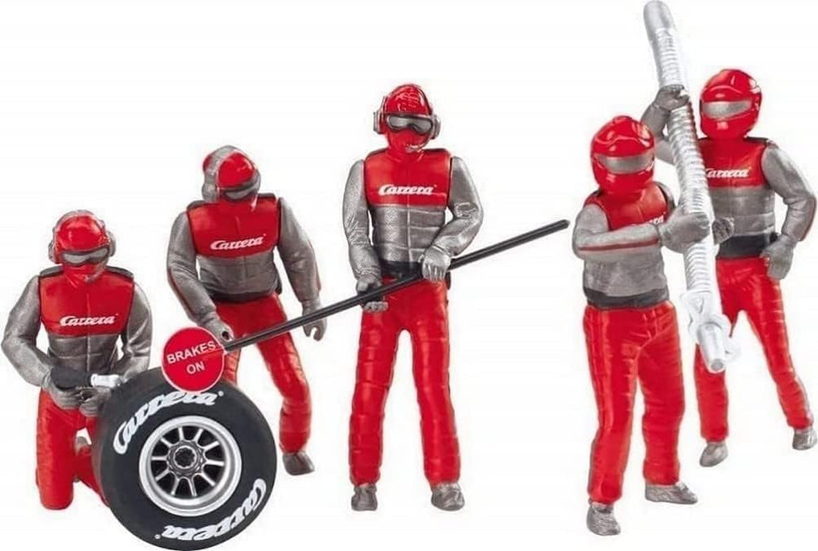 Carrera - 20021131 - Carrera 20021131 ensemble de figurines mécanicien Red Crew figurines d'action Naty Shop titre par défaut