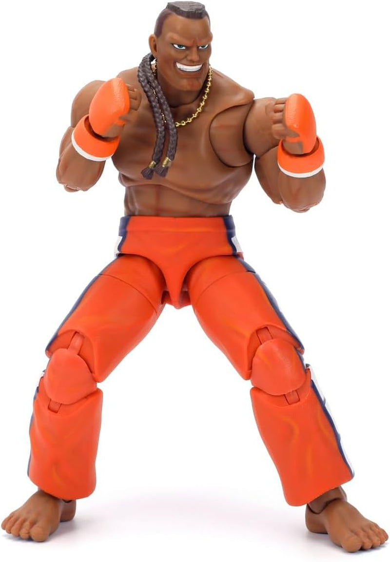Jada Toys Street Fighter Figure Guile (15 cm) - Street Fighter 2 : The Final Challengers Action & Figurine mobile à collectionner avec tête, mains et accessoires alternatifs, 13 ans et plus Figurines d'action Naty Shop Dee Jay