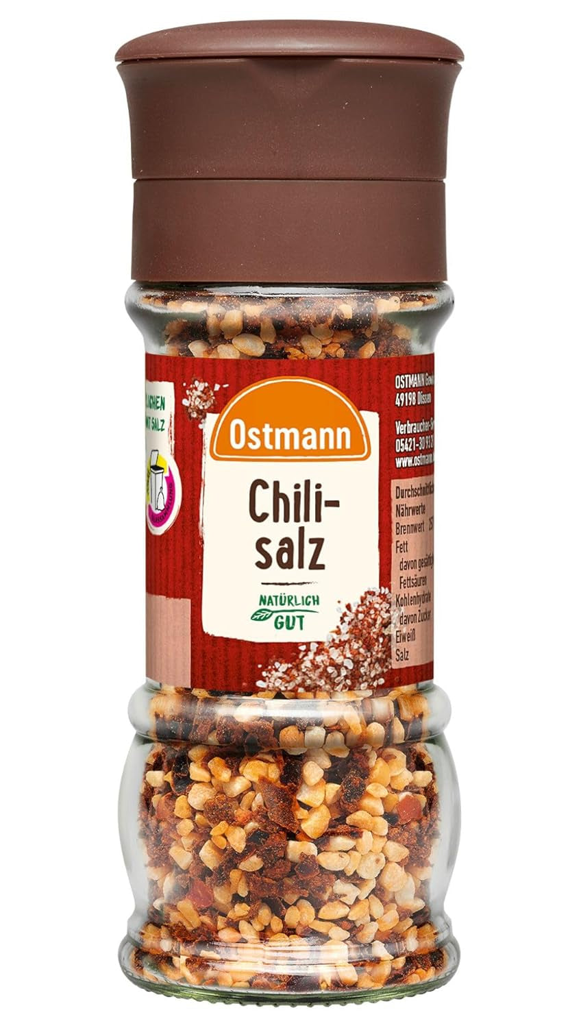 Ostmann Gewürze - Chilisalz Mühle | 80 g dans le moule