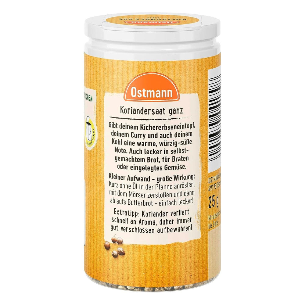 Graines de coriandre entières (la conception de l'emballage peut varier) Épices Naty Shop