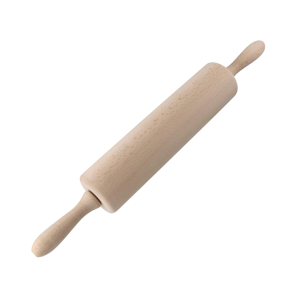 Rouleau à pâtisserie Zenker avec roulement coulissant Ø 6 x 44 cm PATISSERIE, rouleau à pâtisserie comme accessoire de pâtisserie, rouleau à pâtisserie en bois pour étaler la pâte (couleur : marron), quantité : 1 pièce