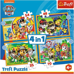 Puzzle 4 en 1 PAW Patrol (Puzzle pour enfants) Puzzle Naty Shop Titre par défaut