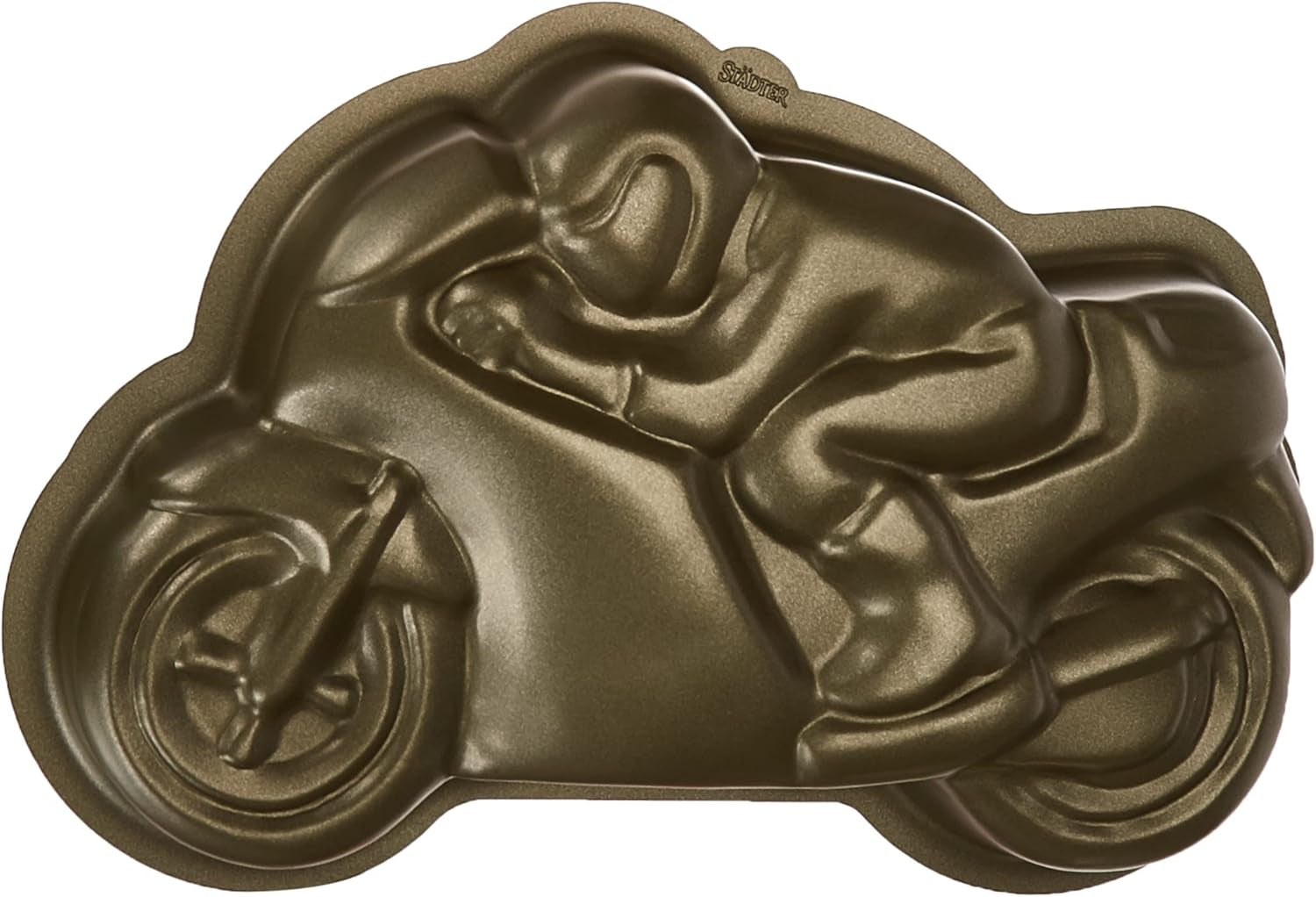 Staedter - Motivbackform Emil Der Igel - Hochwertige Antihaftbeschichtung - PFAS Frei Moules et plaques à pâtisserie Naty Shop Motivbackform Motorrad