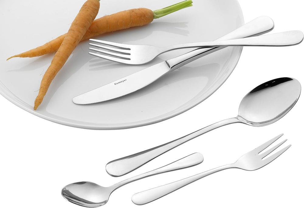 Ménagère Sylvia En acier inoxydable 18/0 Poli 30 pièces Cuisine Naty Shop