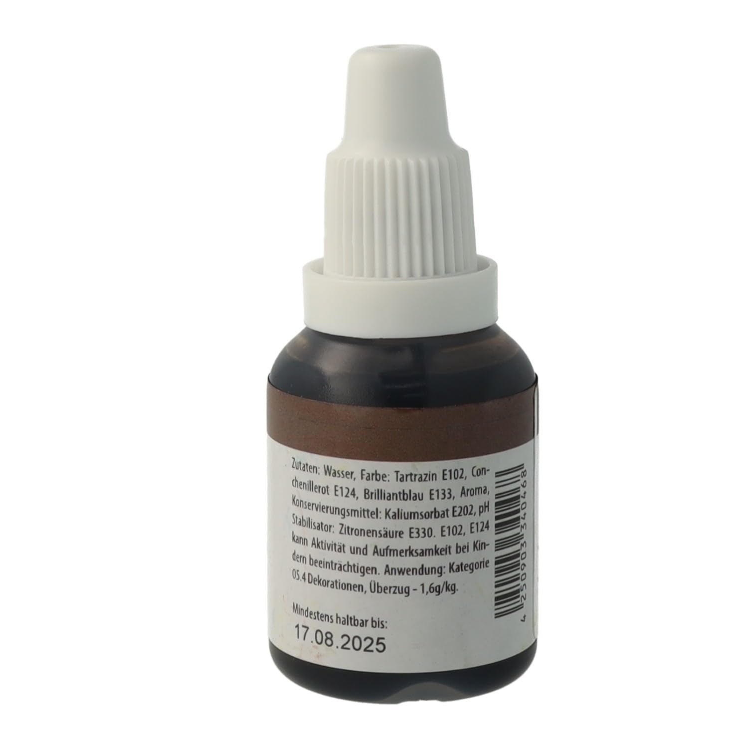 Colorant alimentaire Bakeryteam Airbrush Marron 20ml