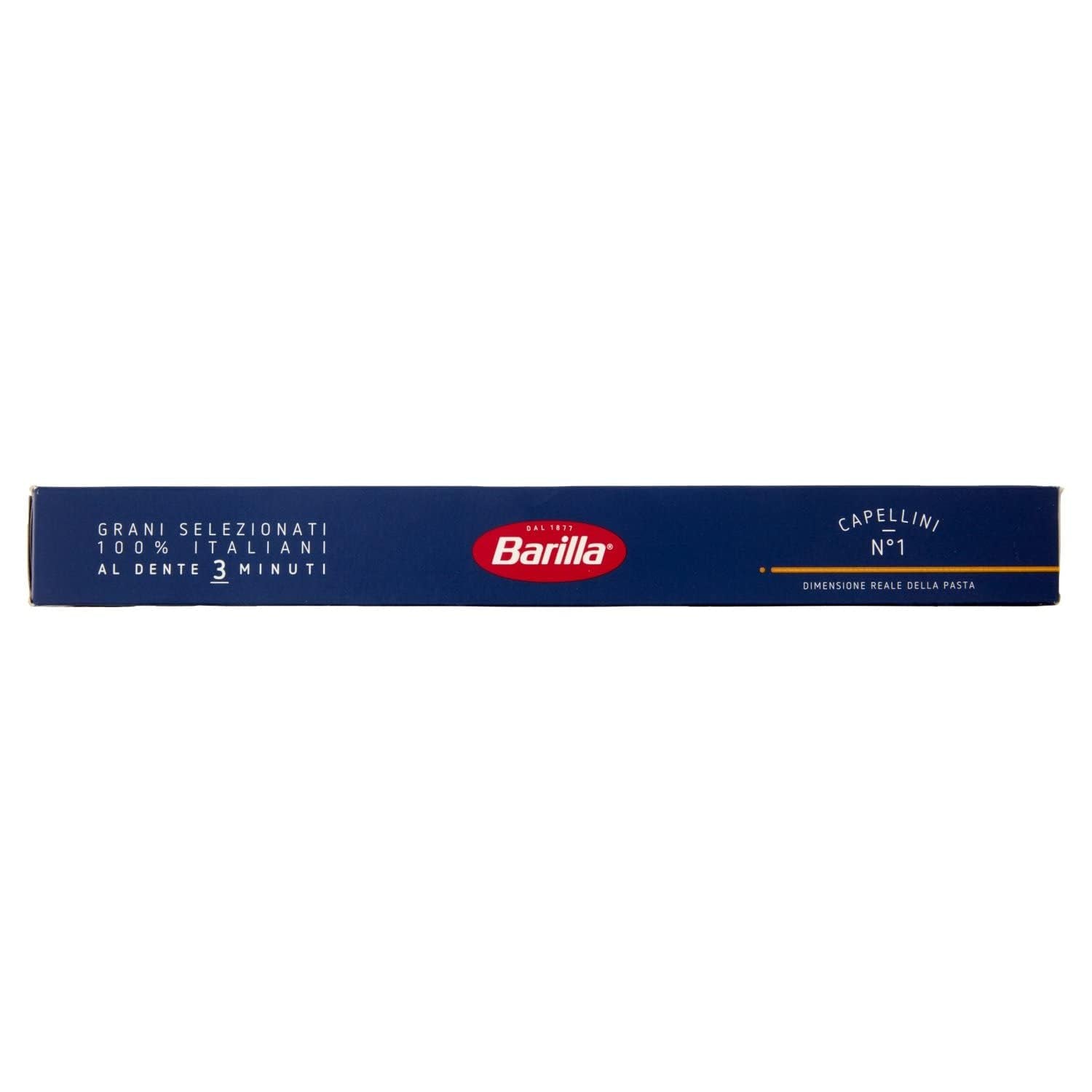 Pâtes Barilla Classique Capellini Nr. 1, à base de blé dur de haute qualité, toujours al dente, 500g